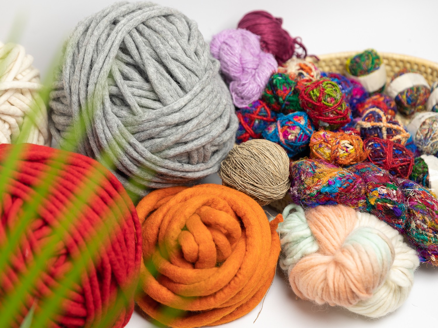 Mix Color Pure Wool Soft Yarns from Nepal - Felt & Yarn