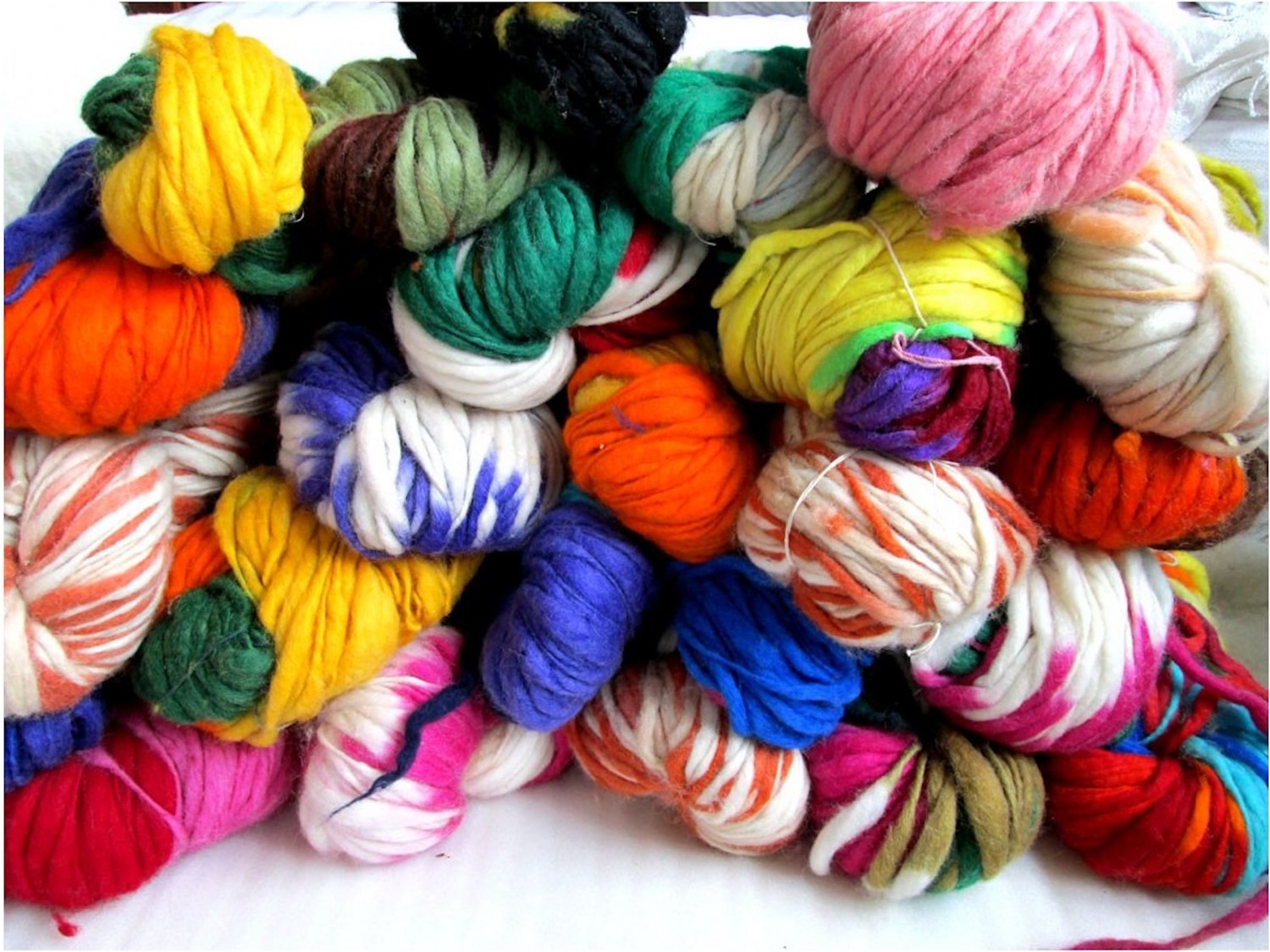 Mix Color Pure Wool Soft Yarns