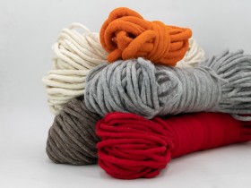5 mm Felted Wool Yarn - Felt and Yarn