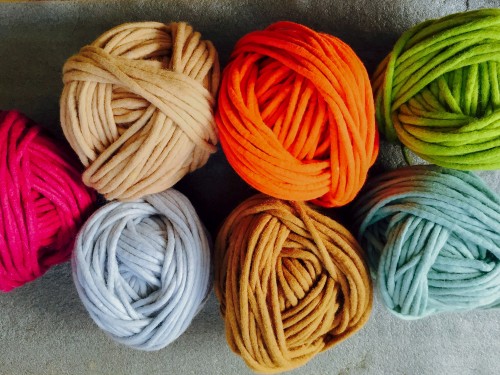 5mm Multi Color Felted Yarn for Crochet Projects
