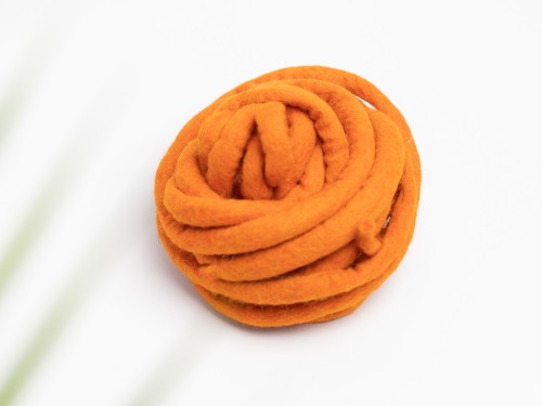 5mm Multi Color Felted Yarn for Crochet Projects