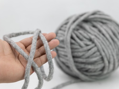 5mm Multi Color Felted Yarn for Crochet Projects