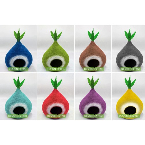 Veggie Felt Cat House