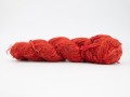 Red Recycled Hank Banana Yarn for Knitting Projects