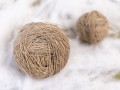 Handspun Organic Nettle Yarn Ball - Felt and Yarn