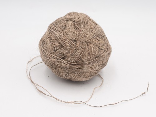 Handspun Organic Nettle Yarn Ball