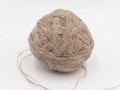 Handspun Organic Nettle Yarn Ball - Felt and Yarn