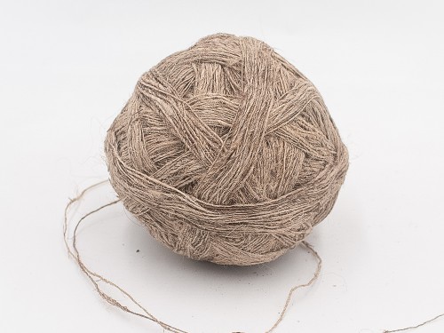 Handspun Organic Nettle Yarn Ball
