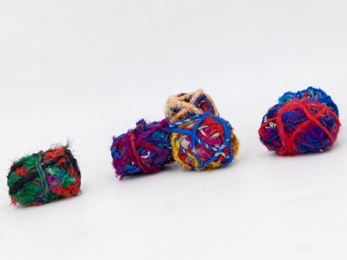 Super Bulky Recycled Silk Yarn Grade B