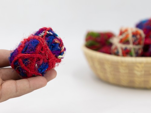 Super Bulky Recycled Silk Yarn Grade B