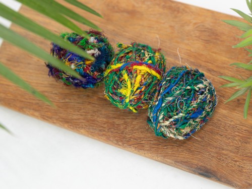 Super Bulky Recycled Silk Yarn Grade B