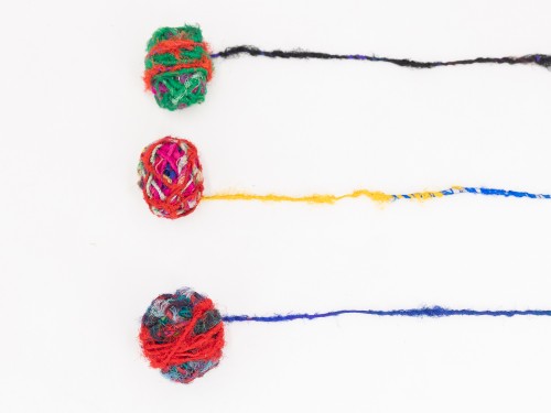 Super Bulky Recycled Silk Yarn Grade B