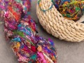 Super Bulky Recycled Silk Yarn Grade B