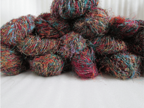 Recycled Silk Yarn grade B