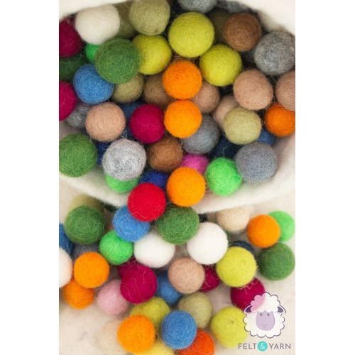 2cm Felt Balls | Wholesale Felt Balls