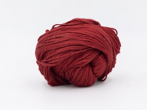 Recycled Silk Yarn-Red