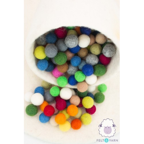 2cm Felt Balls | Wholesale Felt Balls