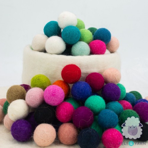 2cm Felt Balls | Wholesale Felt Balls
