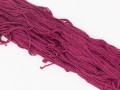 Maroon Color Recycled silk yarn Grade B