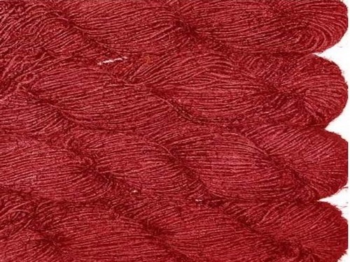 Solid Color Recycled Silk Yarn Grade B