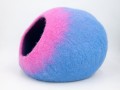 Pink & Blue Gradient Felt Cat Cave