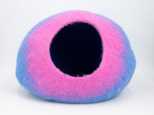 Pink and Blue Design Cat Cave