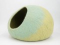 Mint & Green Gradient Felt Cat Cave