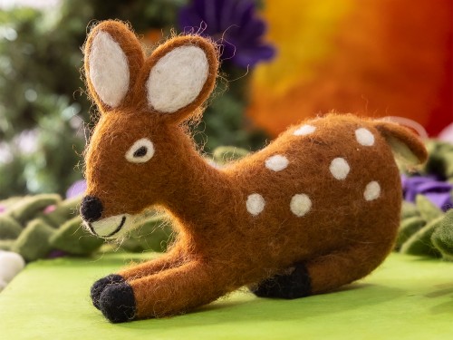 16cm Needle Felted Deer
