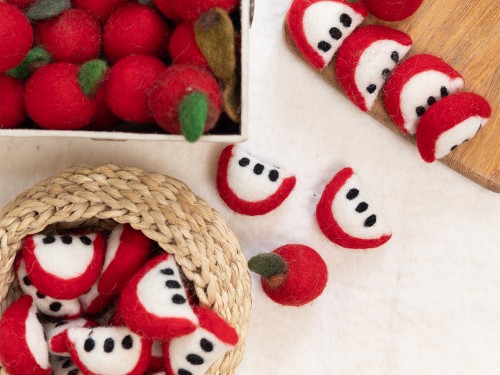 5cm Felt Apple Slice