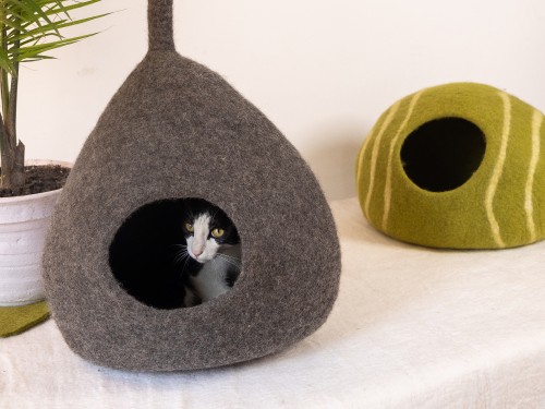 Eco-friendly Large Felt Cat House Indoor