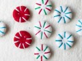 4cm Felt Peppermint Candy