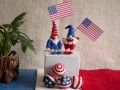 Handmade Felt Gnome - 4th of July