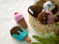 7cm Chocolate Felt Popsicle