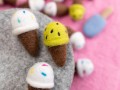 6cm Mini Felt Ice-cream