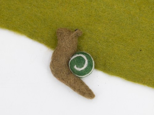 Buy Bulk Needle Felted Wool Snail