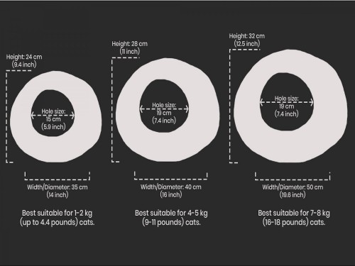 Vein Design Felt Cat House