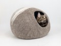 Handmade Wool Felted Cat Cave