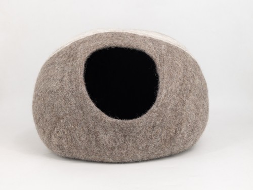 Handmade Wool Felted Cat Cave
