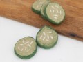 6cm Wool Felt Cucumber Slices