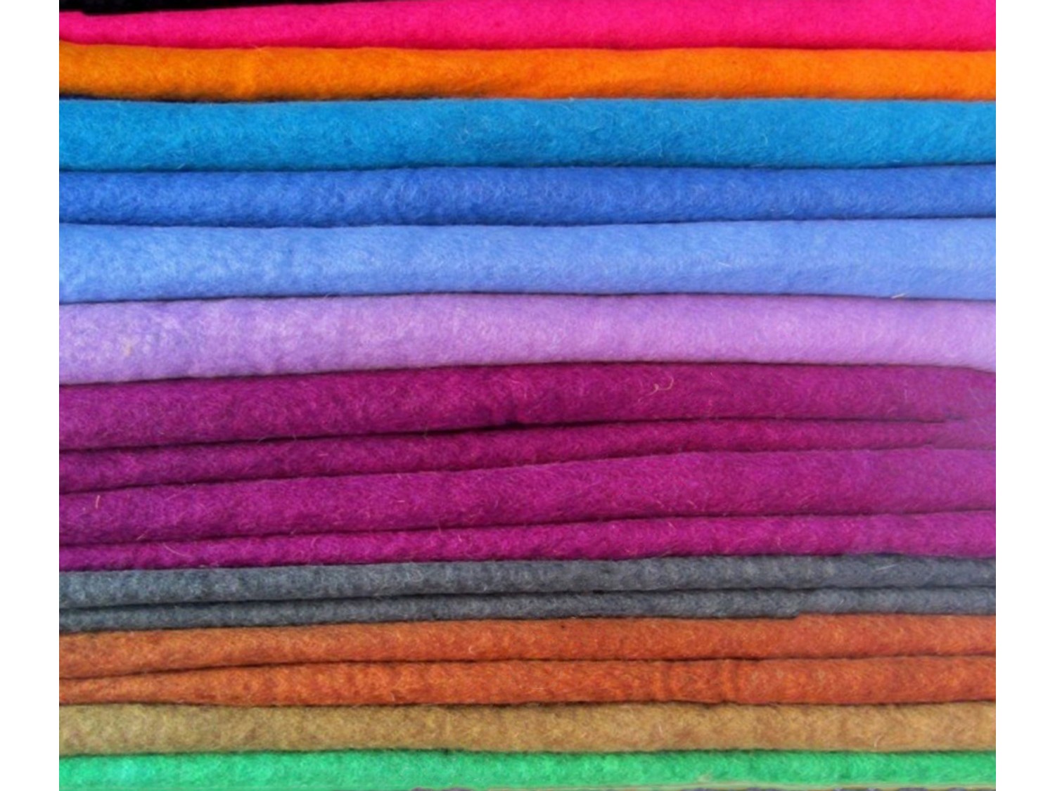 A4 Felt Fabric Rectangle Sheets for Arts and Craft Many Colours