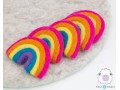 7x6cm Wool Felt Rainbows - Felt and Yarn