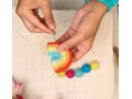 7x6cm Pastel Felt Rainbow