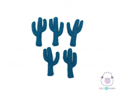 6cm Felt Cactus - Multicolor