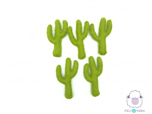 6cm Felt Cactus - Multicolor