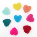 4-5cm Multicolor Felt Heart
