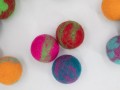 Wholesale Wool Felt Tie-Dye Cat Ball