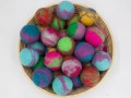 Wholesale Wool Felt Tie-Dye Cat Ball