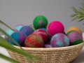 Wholesale Wool Felt Tie-Dye Cat Ball