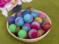 Wholesale Wool Felt Tie-Dye Cat Ball
