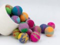 Felt Striped Tye Dye Ball